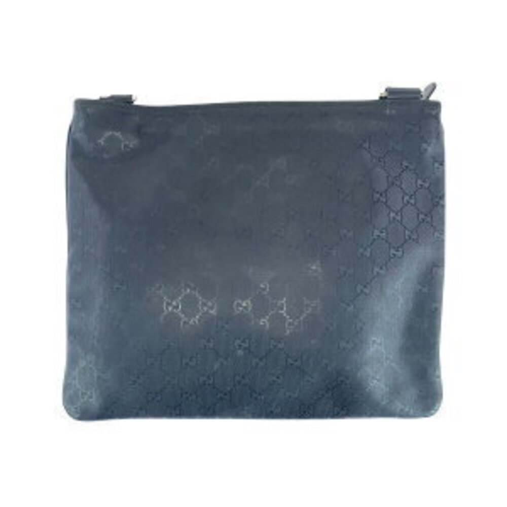 Gucci Imprime Shoulder leather canvas black GG Bag